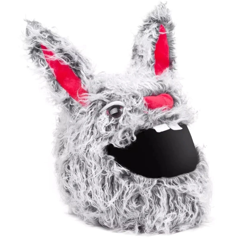 

Halloween Helmet Decoration Horror Rabbit Helmet Cover Full-Face Helmet Covers drop shipping