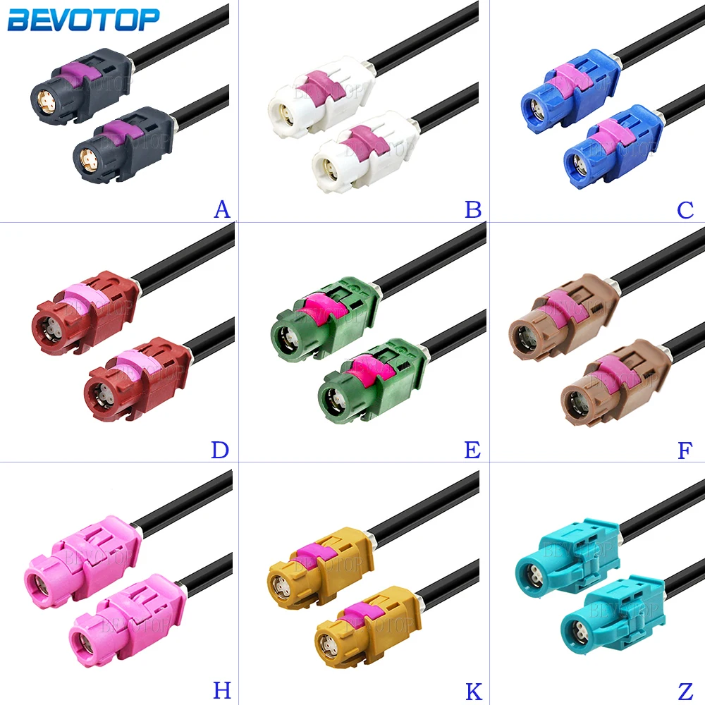 Fêmea ao Conector Fêmea de Jack Núcleos Chicote de Cabos Lvds para o Benz Bmw Audi Tesla Código a de Hsd b c d e f g h k z vw Novo vw