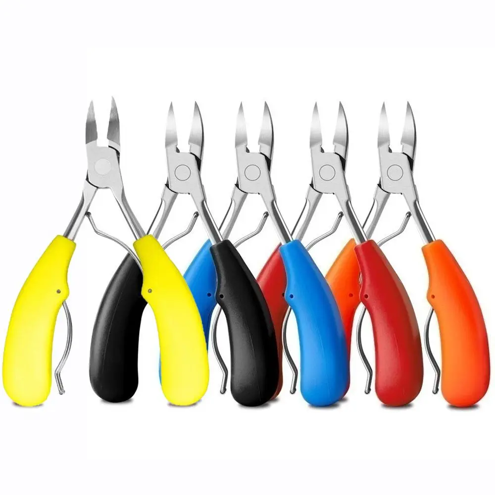 Professional Spring Edge Cutter Nail Art Care Trimmer Manicure Tool Callus Shavers Nail Cuticle Nippers Nail Cutter Scissor