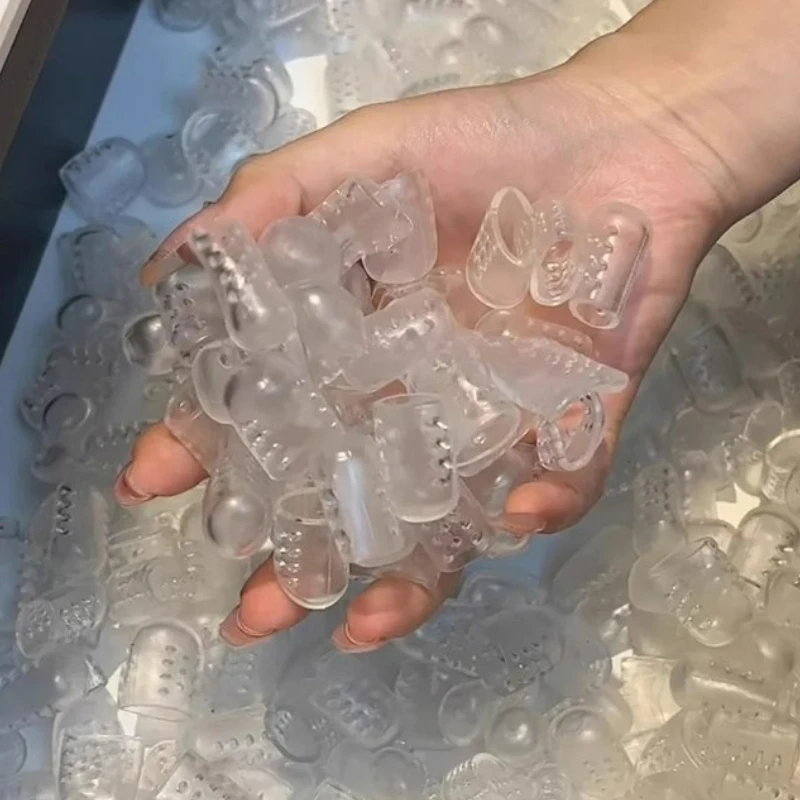 Silicone Toe Caps Separation of Toes Anti-Friction Breathable Toe Protector Prevents Blisters Protective Feet Wearing Protectors