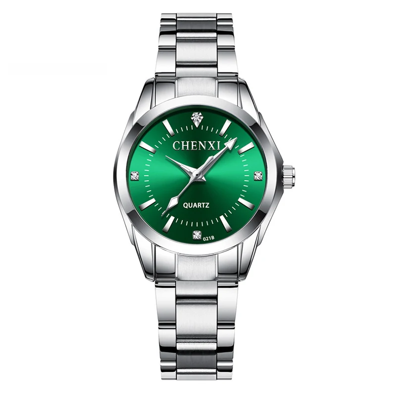 Women's Luxury Stainless Steel Luminous Quartz Wristwatch