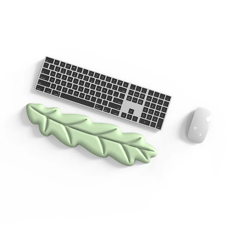 Keyboard Pad Wrist Rest Support Ergonomic Mousepad Non-Slip Memory Foam Wrist Rest for Office Supplies Desk Decor Accessories