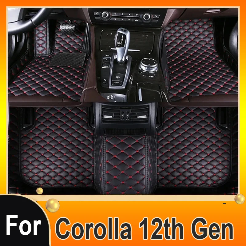 

Car Floor Mats For Toyota Corolla 12th Gen. Hybrid 2019 2020 2021 Custom Foot Pads Auto Carpet Cover Interior Accessories