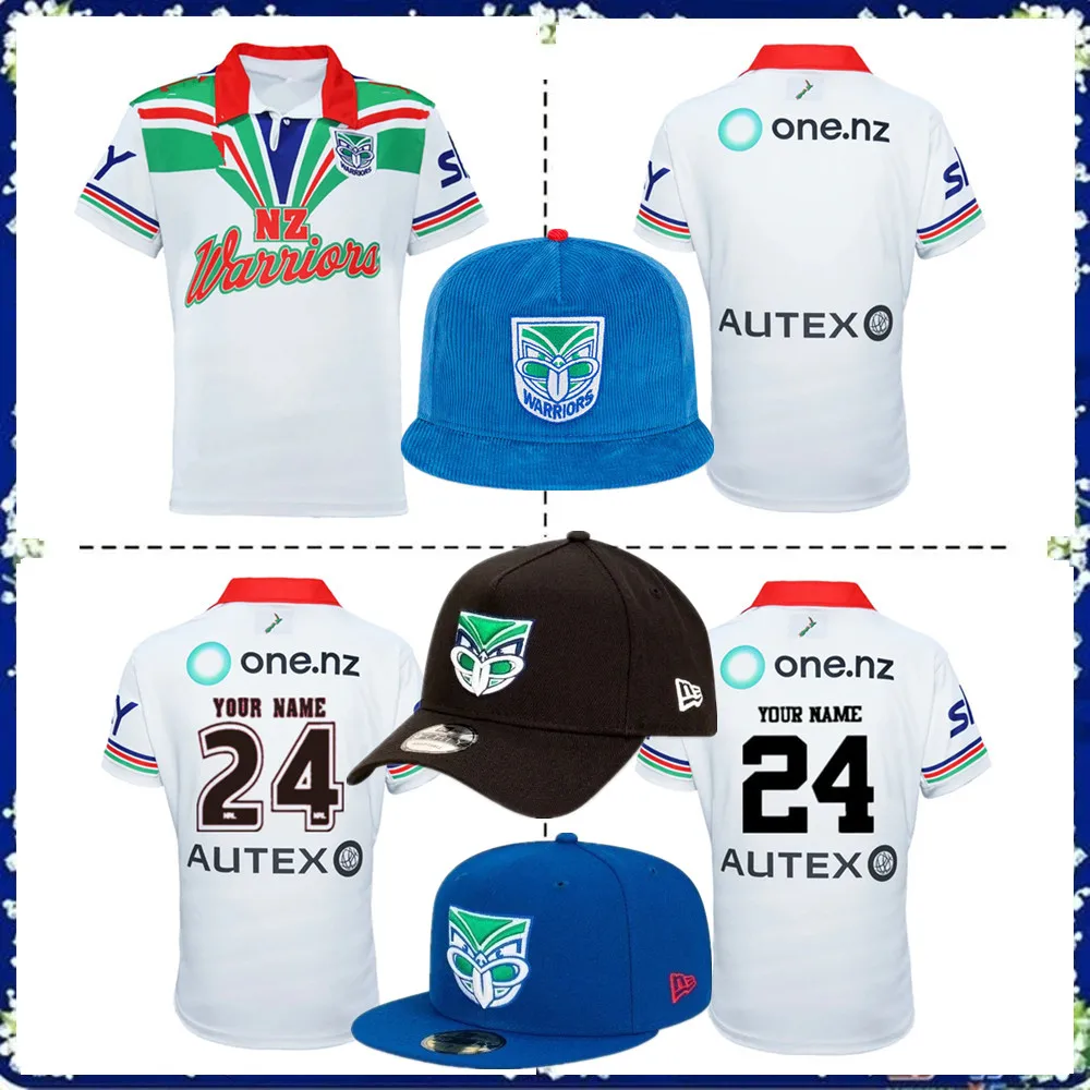 2024 Nuova Zelanda Warriors Mens Heritage Jersey 1995-2011 Warriors Retro Home Rugby Heritage Jersey Taglia S-L-5Xl