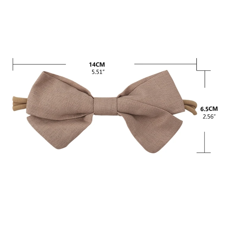 

Эластичный узел ручной работы из мягкого хлопка бантики для волос эластичные банты для маленьких девочек повязка на голову