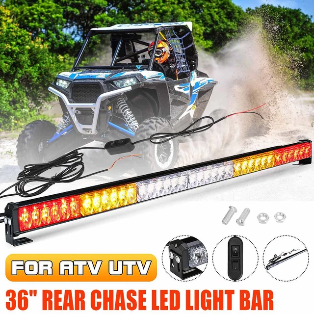 Barre de lumière Led arrière de 36 pouces, feu de stop et de marche arrière  mince pour Polaris RZR pour Buggy UTV ATV - AliExpress