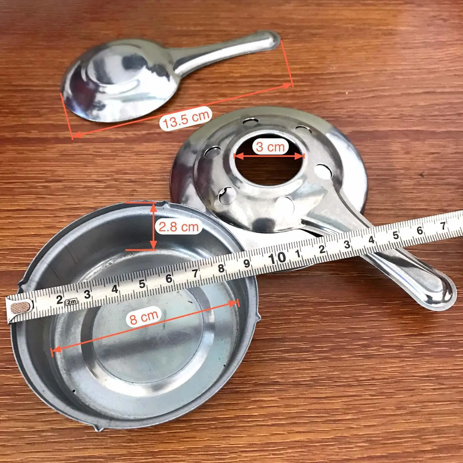 Stainless Steel Fuel Holder Catering Warmer Set Chafing Fuel Holders for Household Kitchenware Cooking Utensil Outdoor Trips