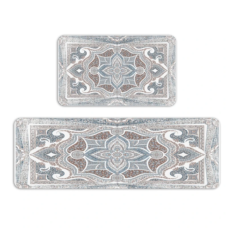 

BESTPRO PVC Kitchen Mats Carpet Non-slip Waterproof Floor Mats Rugs Bohemian Foot Mat Rugs for Kitchen Living Room Bedroom