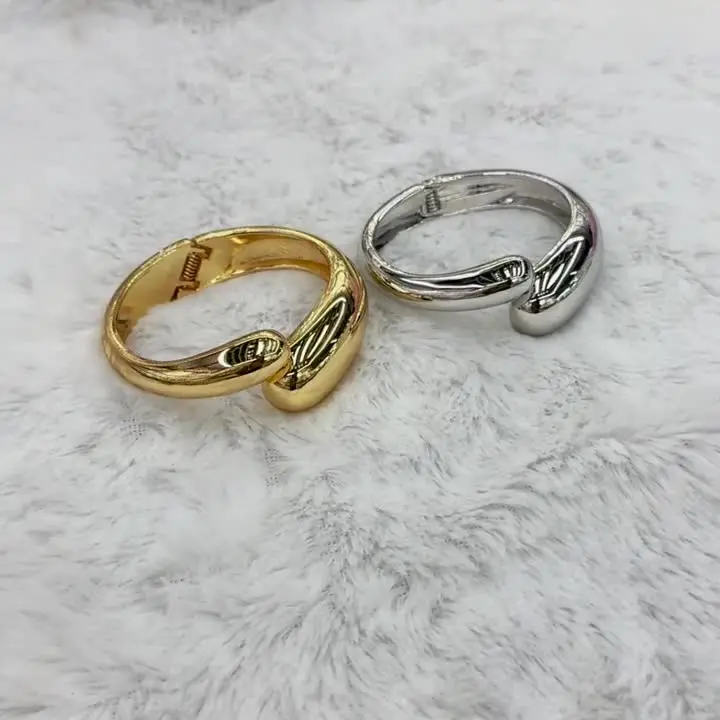 Модные золотые браслеты с каплями воды из тяжелого металла для женщин