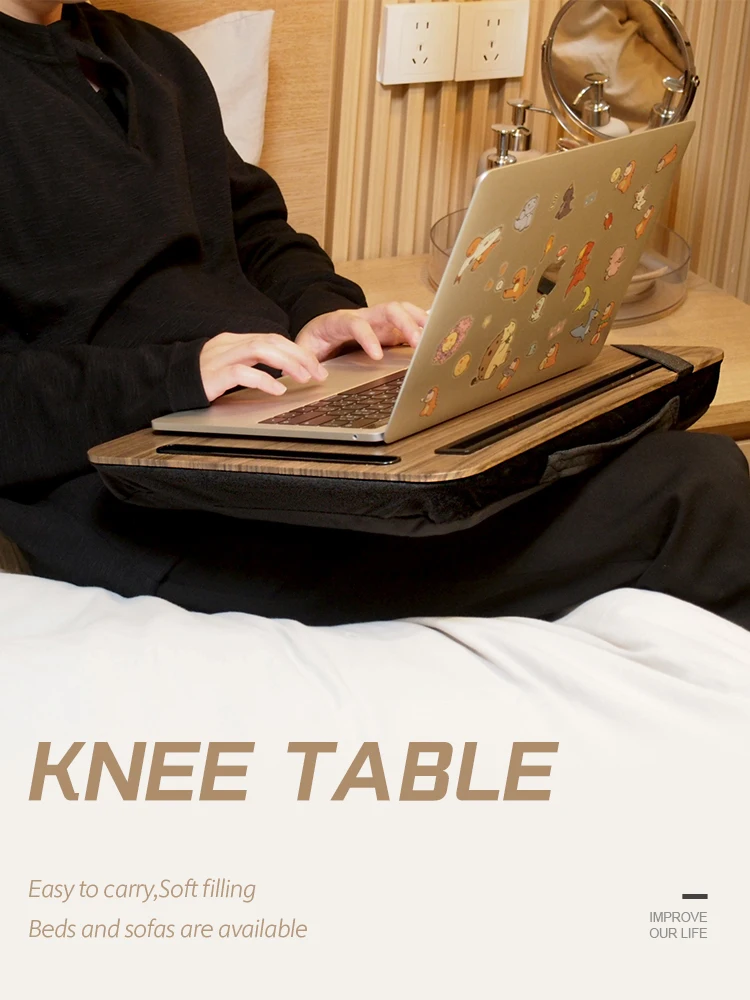 Laptop Desk Lazy Person Laptop Desk Portable With Handheld Ipad Slot Phone Slot Suitable For Bed Sofa Car