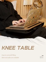 Portable Laptop Desk with Handheld iPad Slot And Phone Holder for Bed Sofa Car - Lazy Person Multi-Use Laptop Desk 1
