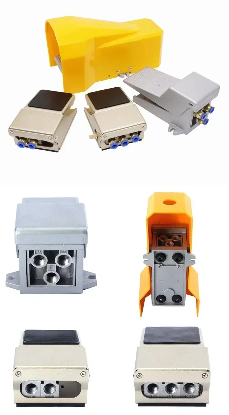 Description Picture 5 of itemFV320 FV420 4F210-08GL With Lock Cylinder Control Switch 2 Position 5 Way Air Pneumatic Foot Pedal Reversing Valve