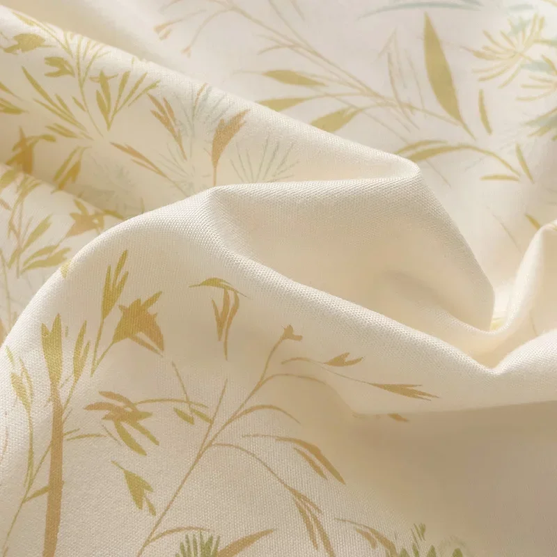 Description Picture 3 of itemWashed Cotton Flat Bed Sheet Solid Bed Cover Single Double Queen King Size Bedsheet Linens Soft Bedspread (Pillowcase Can Order)