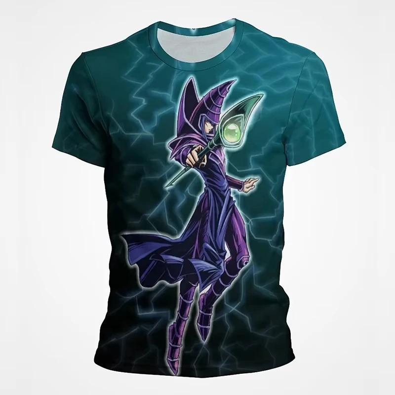 Anime Yu Gi Oh 3D Print T-Shirt Men Women Casual Fashion Short Sleeve Casual T Shirts Oversized Harajuku Tees Tops For Kid Clothing