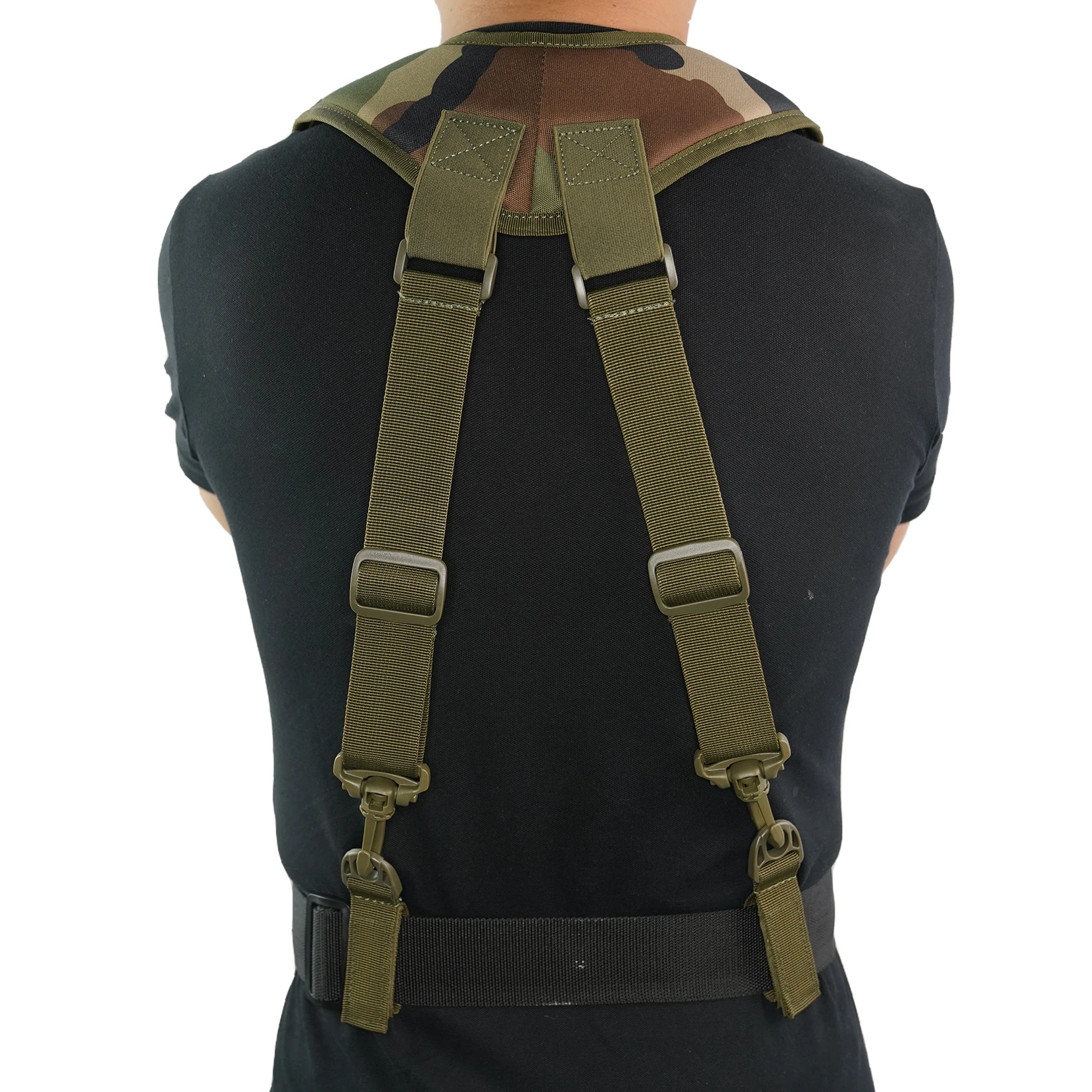 Tactical Duty Belt Harness Suspenders Padded Tool Belt