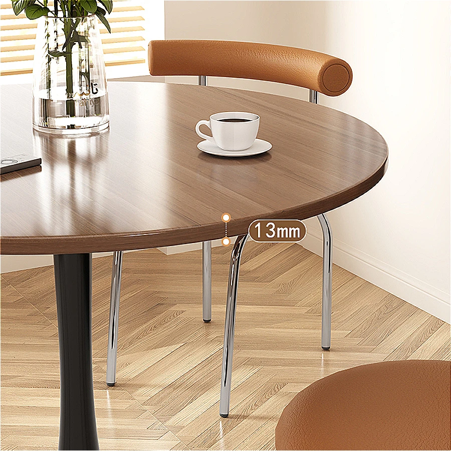 

Balcony Side Small Coffee Table Simple Casual American Negotiating Solid Wood Round Coffe Table Stoliki Kawowe Home Furnitures
