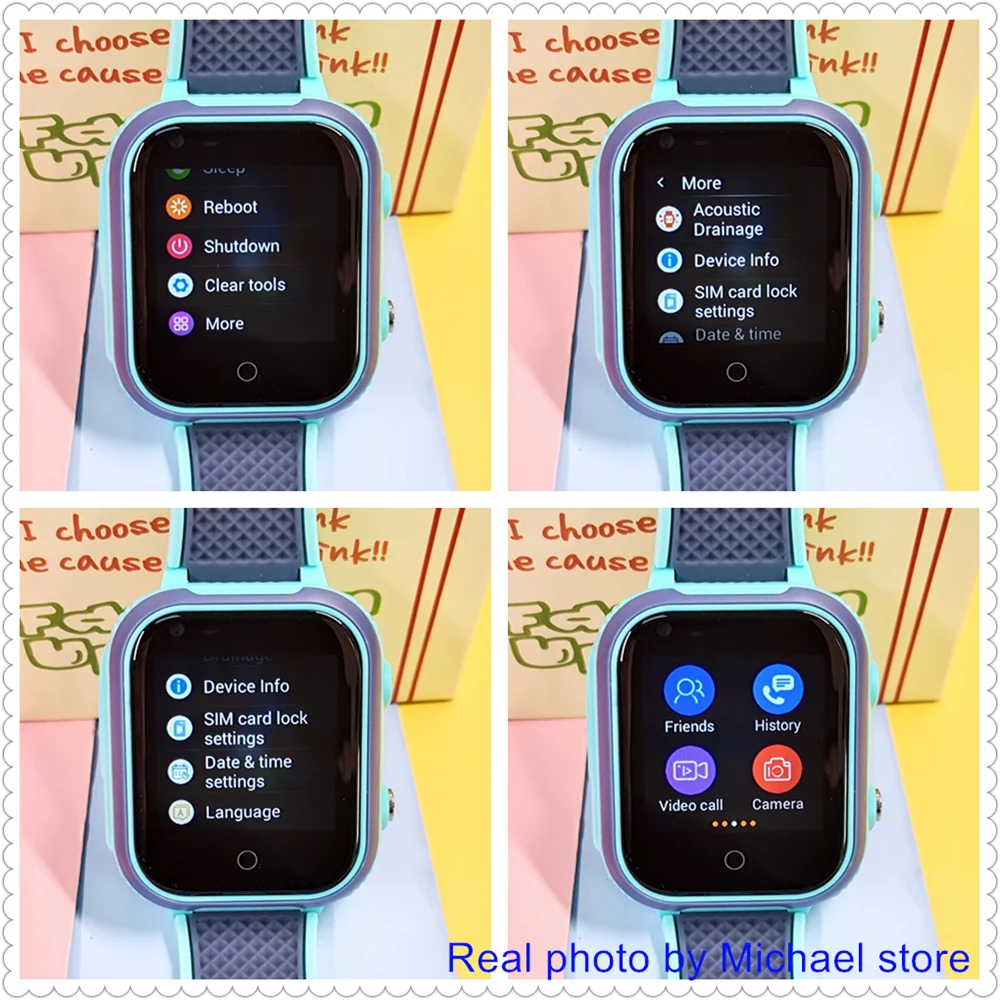 LT21 4G Smart Watch Kids GPS WIFI Video Call SOS IP67 Waterproof Child Smartwatch Camera Monitor Tracker Location Phone Watch