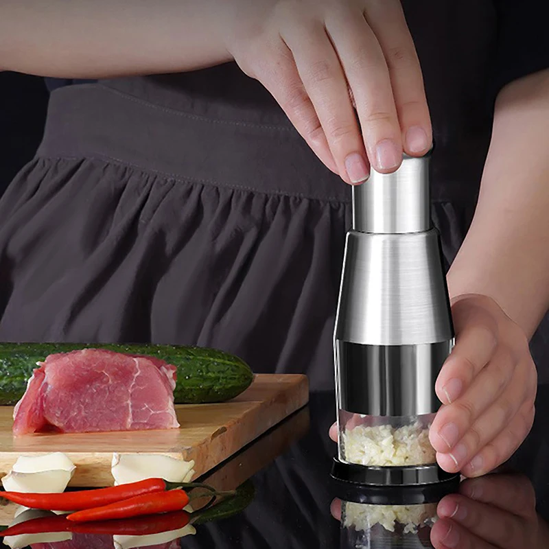 

Измельчитель чеснока, измельчитель лука, Ручной пресс для чеснока, выжималка для чеснока, фруктов, овощей, измельчитель, кухонный инструмент