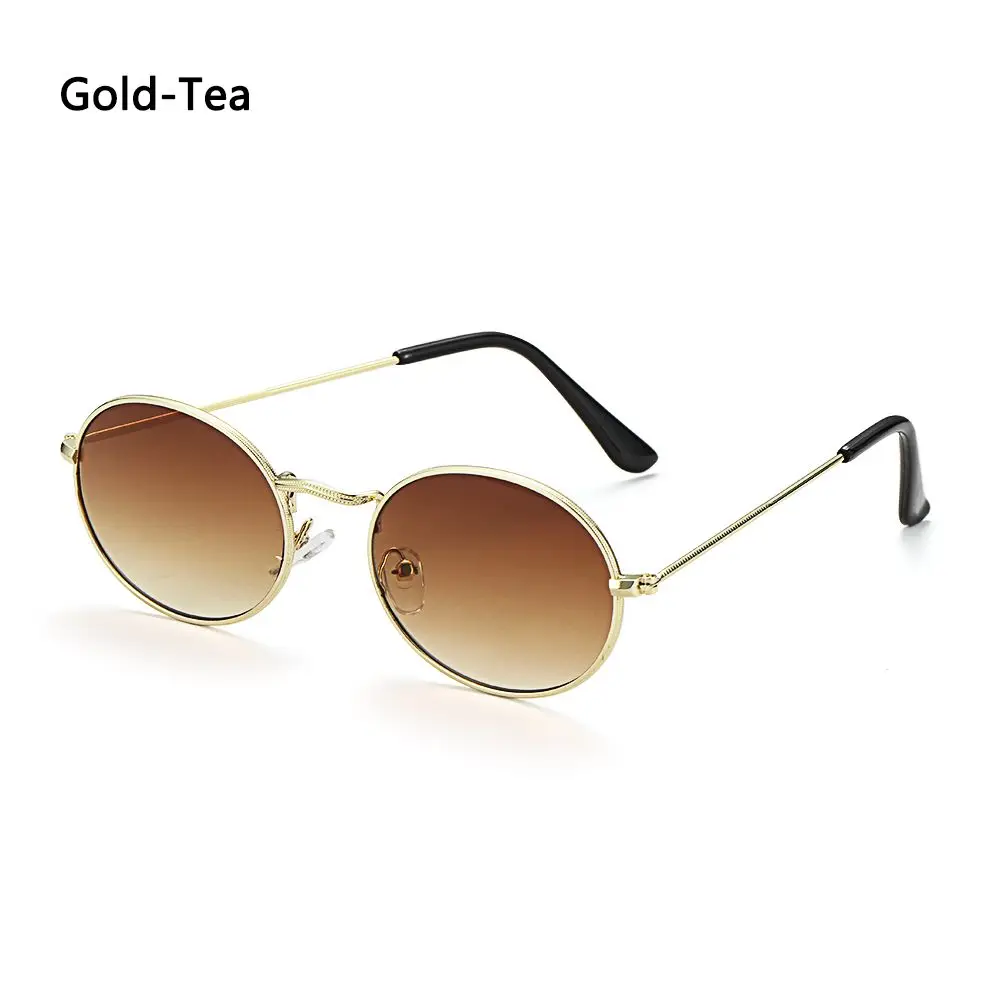 Chic Retro Diamond Sunglasses with Small Metal Frame & UV Protection