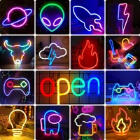 1 Piece, Decorative Neon Light for a Modern Art Atmosphere, Holiday Party Christmas Wall Decoration, Wedding Scene Graduation Gift, USB or Battery Powered (Battery Not Included)