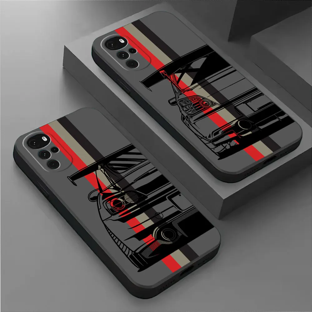 Silicone Back Luxury Sport Car Design Case