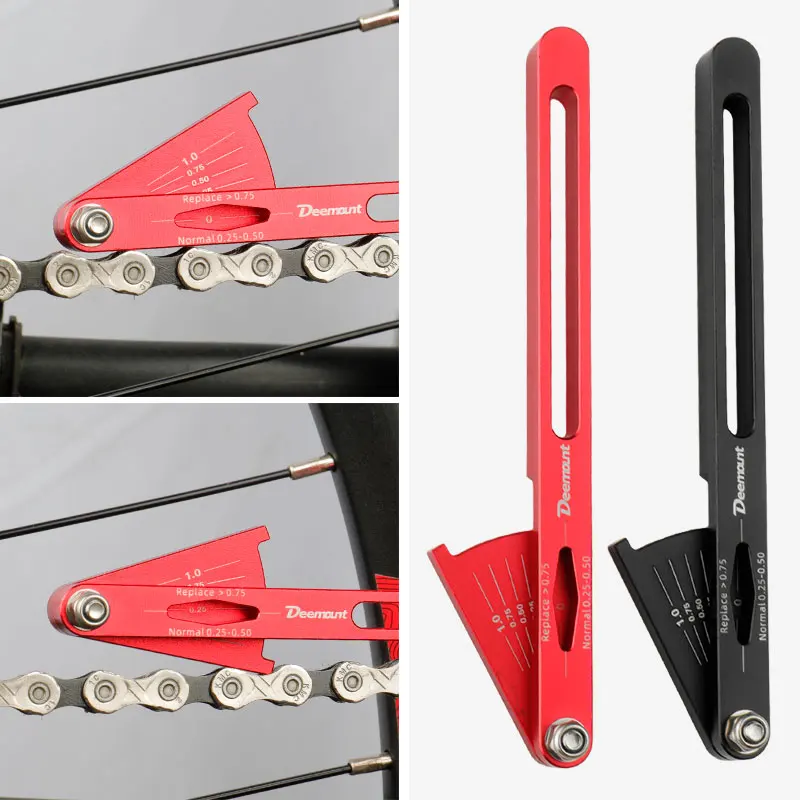 

MTB Road Bike Chain Wear Checker Measurement Tool 8s 9s 10s 11s Chain Indicator
