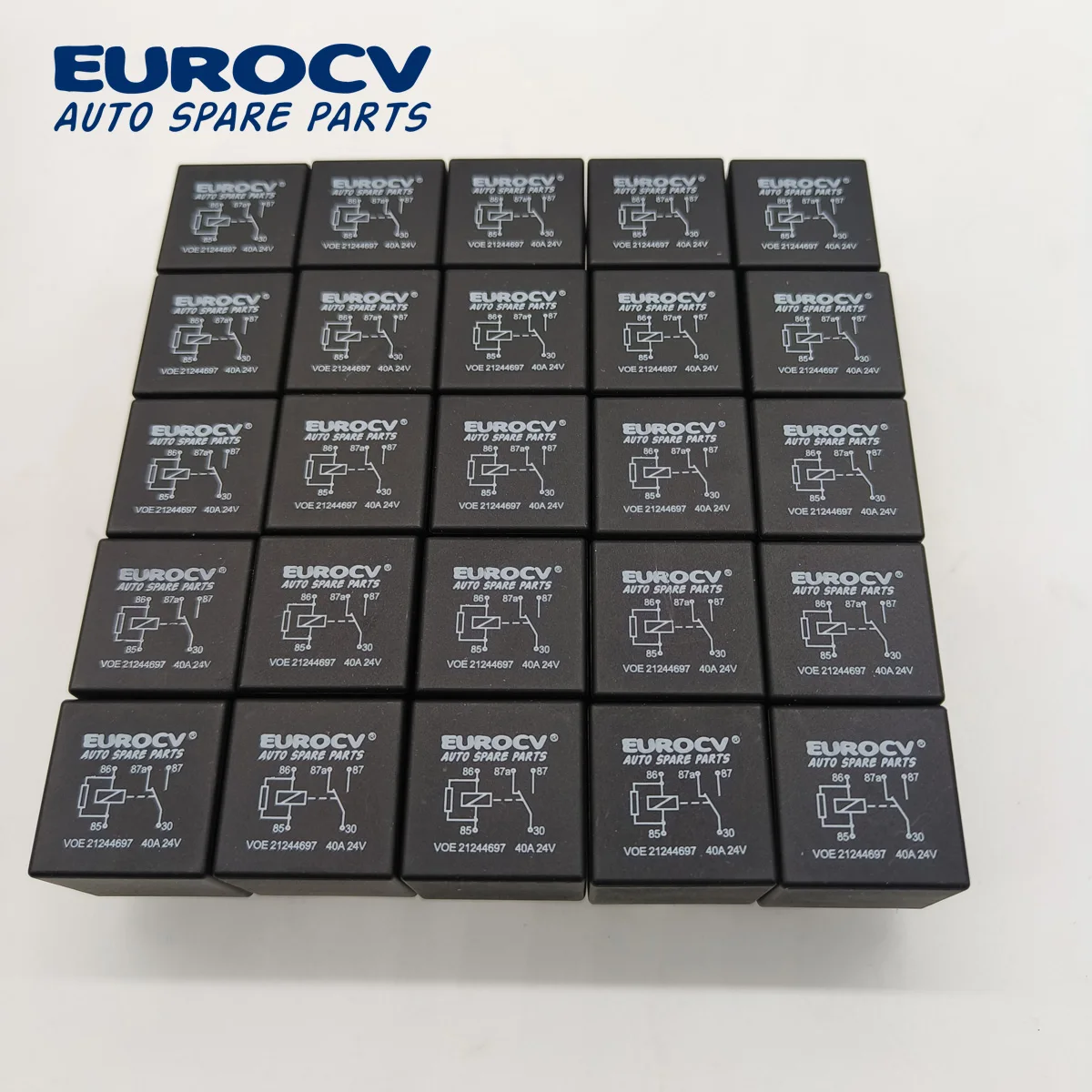 Spare Parts for Volvo Trucks VOE 3171420 20374662 21244697 Relay 5 Pin 24V 40A 25 Pcs In One Box truck relay