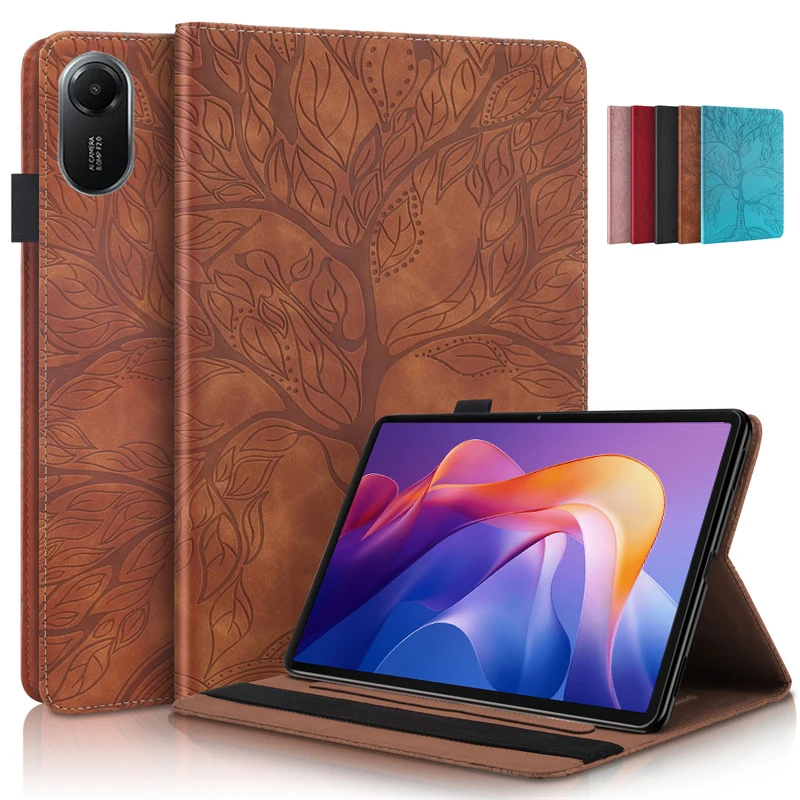 Embossed Tree PU Leather Wallet Flip Cover