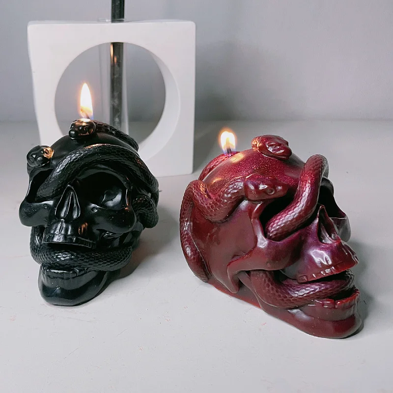 Swaying Snake Skull48℃Low Temperature Sexy Candle Xiaohongshu Hot Anti-ScaldSMWax Drip Flirting Supplies