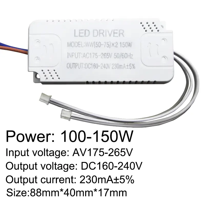 LED Driver 230mA 8-24w 24-40w 40-60w 60-80w 80-120w 100-150w LED Constant Current Driver Power Unit Supply LED Transformer - Image 6