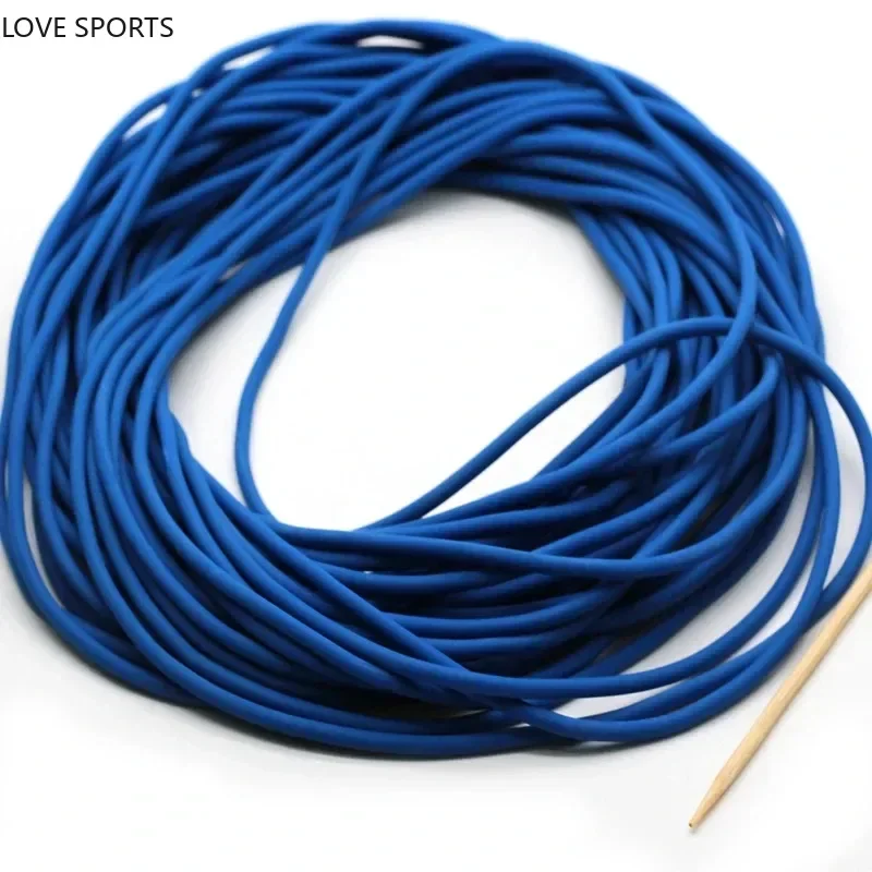 Diameter 2mm Solid Rubber Fishing Line Elastic Band Strapping Line 5M Elastic Tennis Slingshot Rope Tied Fishing Gear Gifts