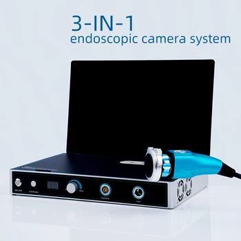 Sistema di Telecamera Endoscopica Medica FHD con Unità Video e Fonte Luminosa per Isteroscopia Veterinaria, Otorinolaringoiatria, Urologia e Laparoscopia