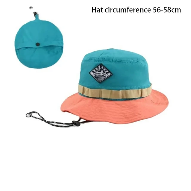 2 Cappelli Da Sole Per Bambini - Pieghevoli E Con Protezione Collo - Cotone Traspirante - Per Spiaggia E Outdoor - Foto 8