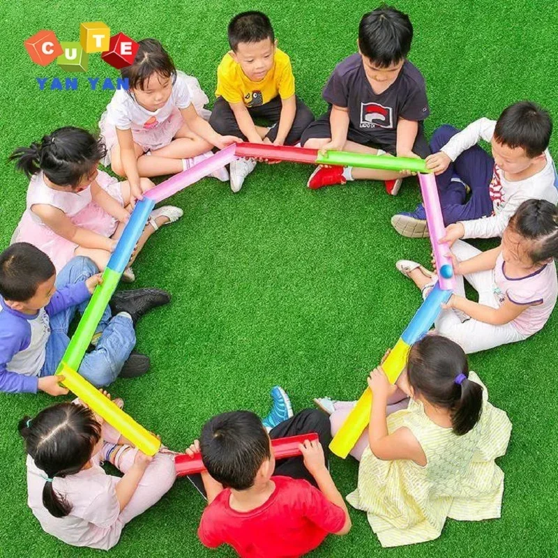 Outdoor Toys 30/40/50cm Children Outdoor Toys Pipeline Challenge Games Adults Team Building Activities Kids Sensory Integration Training Toy