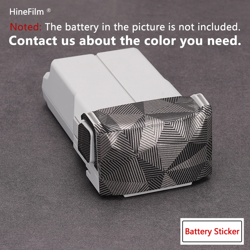 Hinefilm Skin for Mini3 Pro Battery Decal Skin Wrap Film Mini 3 Pro Battery Sticker Protector film