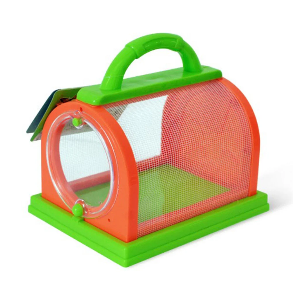 1 Set Bug Bungalow Insect Catching Kit Bug Toys Insect Cage With Carrying Handle Portable Bug House Dragonfly Cage Outdoor 4