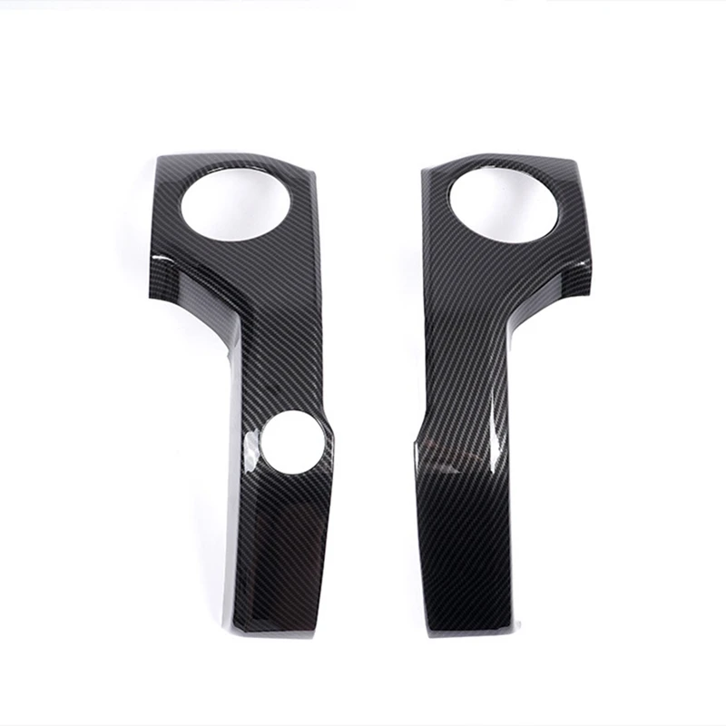 

Center Console Air Conditioning Outlet Panel Decorative Frame For Toyota - 2014-2020, ABS Carbon Fiber