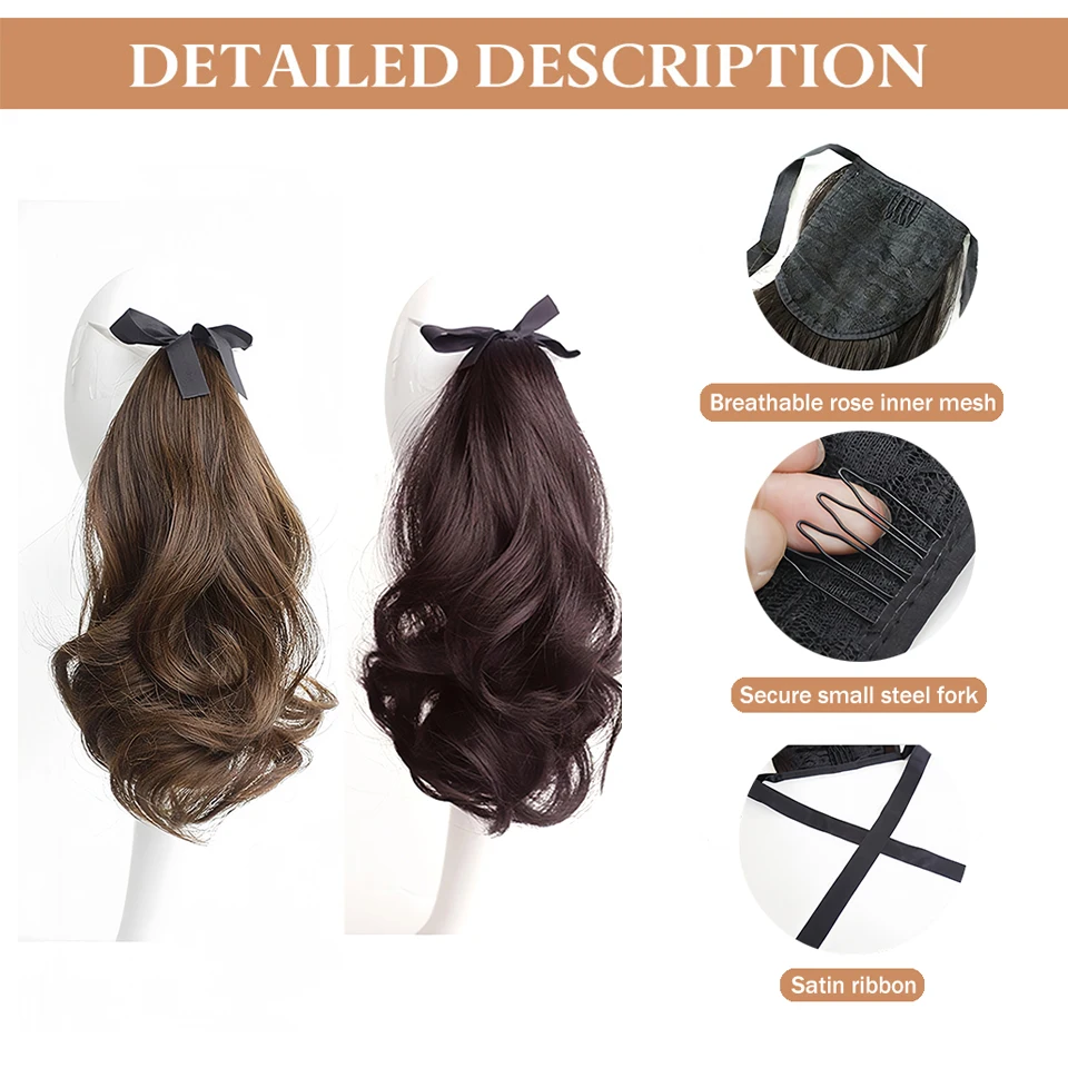 Synthetic Curly Ponytail Hair Extension for Women