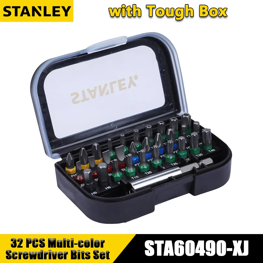 STANLEY STA60490-XJ 32 PCS Multi-color Screwdriver Bits Set
