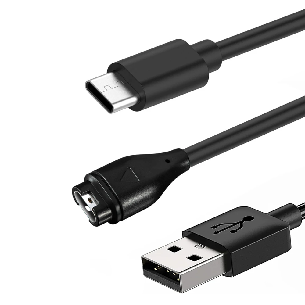 

USB C Charging Cable for Garmin Smartwatch Charger Cord for Vivosmart 5/ Fenix 7S 7 7X 6X/ EPIX 2/ Instinct 2 2S/ Forerunner 245