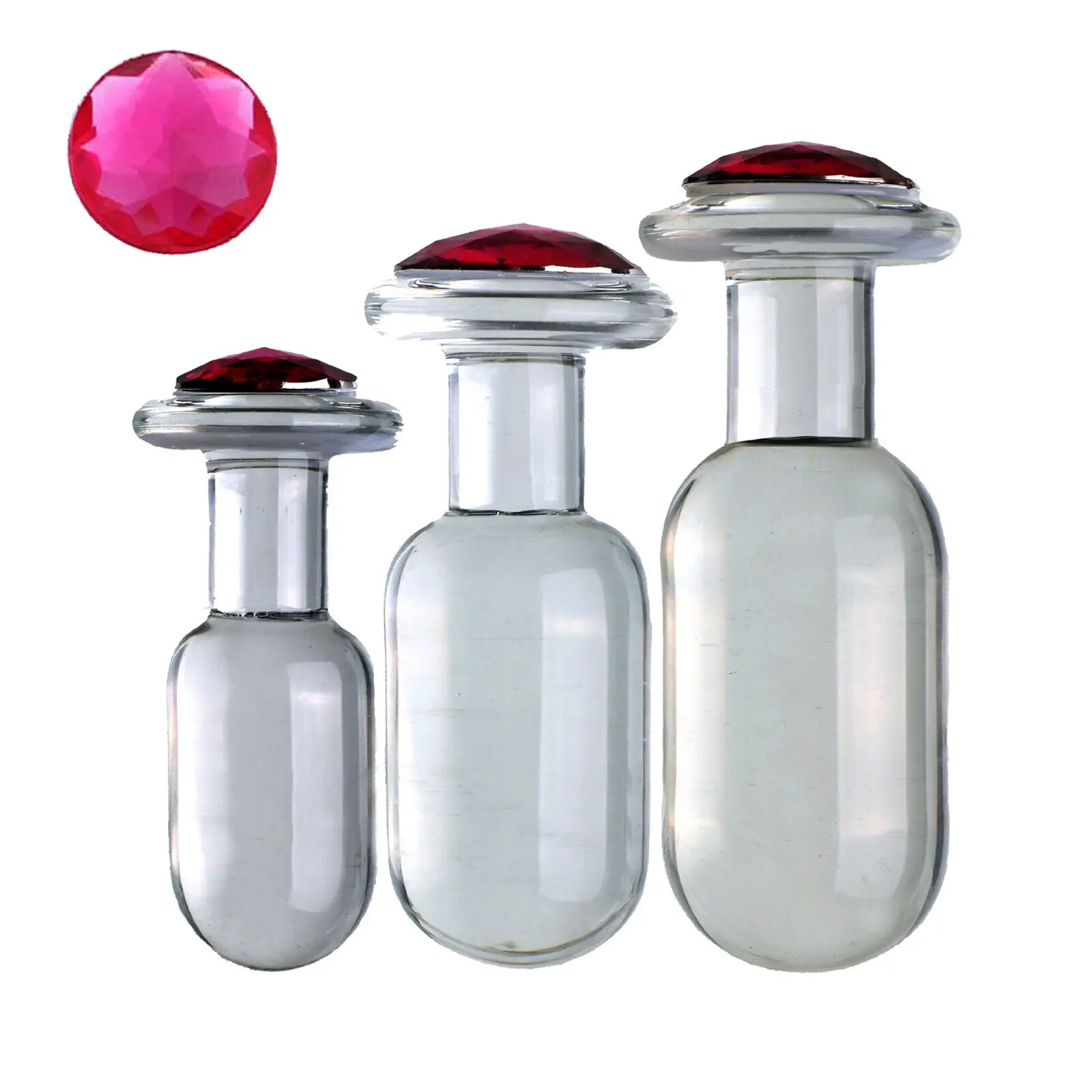 Sex Shop Adult Glass Crystal Jewelry Allenatore Anale Sexy Prostatico Back Yard Toys Butt Plugs For Women Man Coppia Gay Unisex Shop