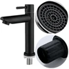 Stainless Steel Single Cold Water Sink Faucet Single Handle Sink Water Tap Deck Mounted Basin Sink Tap for Bathroom Kitchen 1