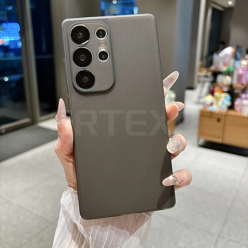 Ultra Thin Matte Clear Soft TPU Anti-Fingerprint Shockproof Case