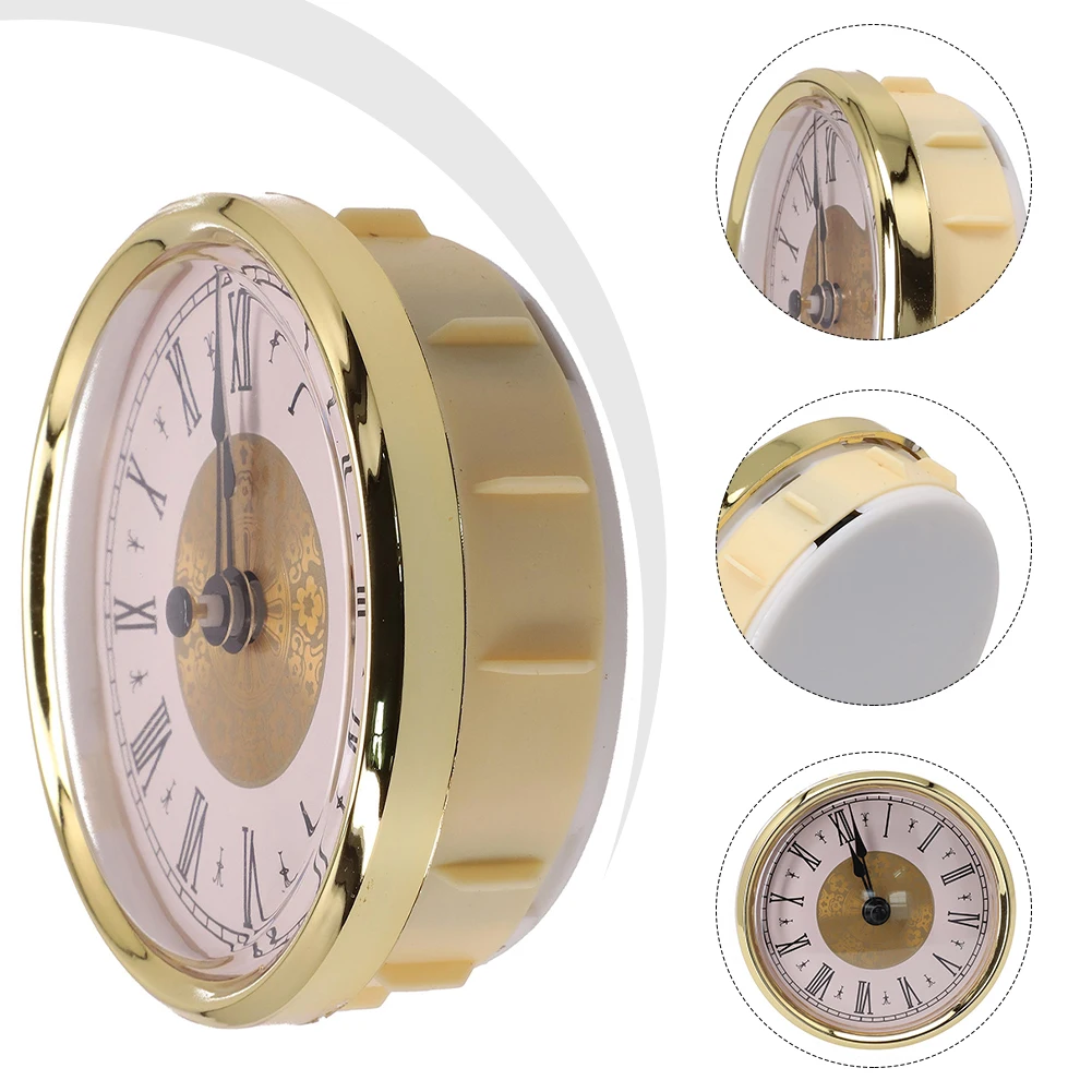 Clock Movement Mechanism 80MM Quartz Clock Movement Mechanism Replacement Inserts Roman Arabic Numerals DIY Parts Classic Clock Crafts Home Decor