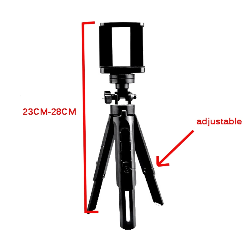 Mini Desktop Telescopic Tripod Mobile Phone Mount for Shooting camera mount camera tripod mount photography tripod phone tripod mount phone tripod flexible phone tripod extendable tripod metal mini tripod stand mini ball head tripod mount mini tripod metal tripod tripod screw mount adapter tripod foot pad