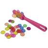100Pcs Montessori Color Cognitive Math Learning Education Toys For Children Magnetic Stick With Plastic Coin Classroom Supplies 1