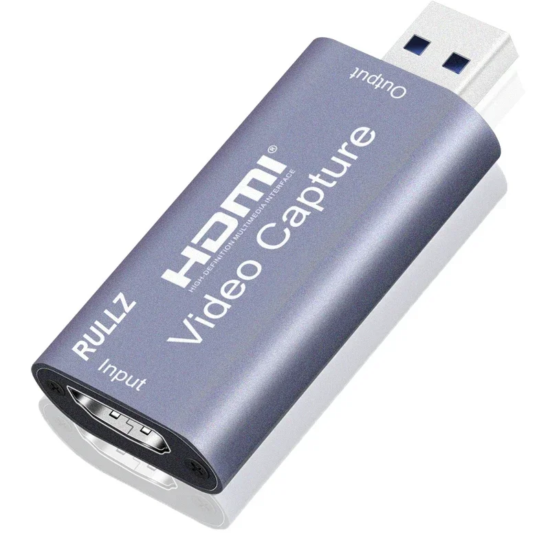 Ultra HD USB Video Capture Card for Game and Camera Recording & Live Streaming