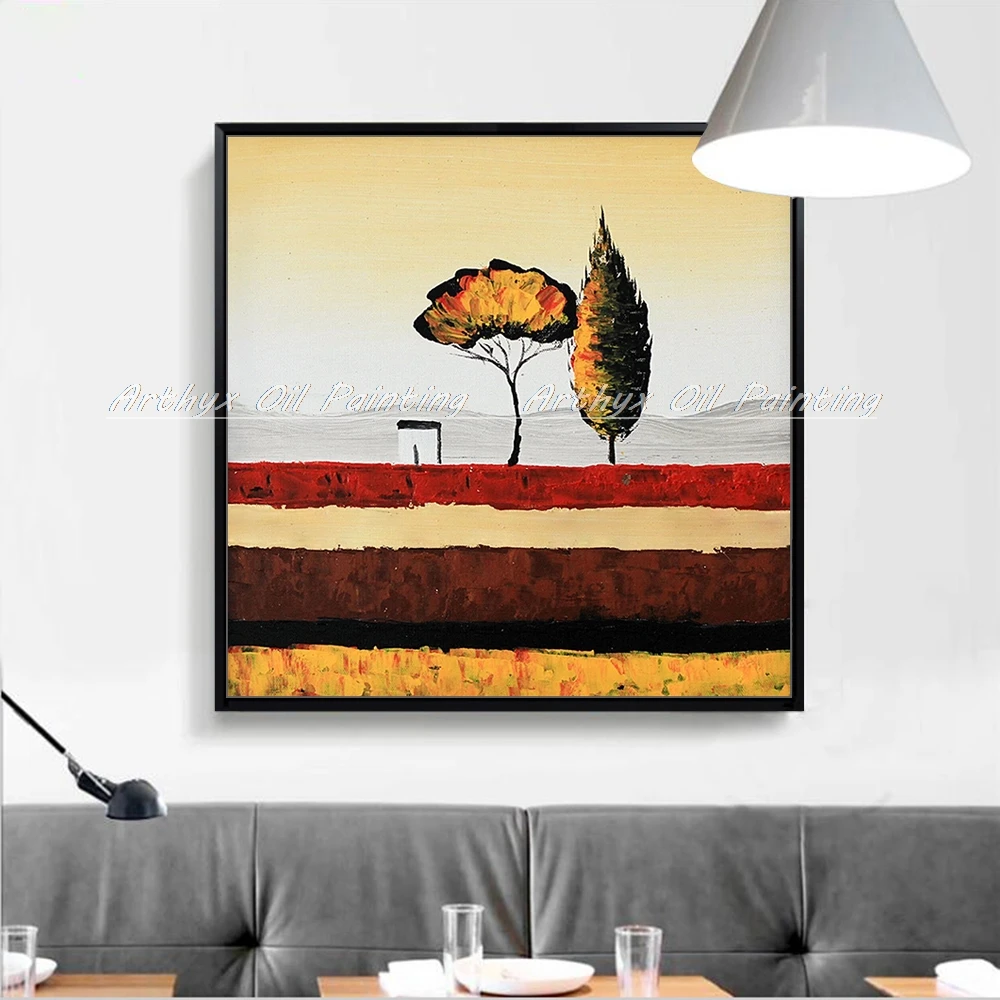 

Артикс, ручная роспись, абатракт, деревья, лансквидд, Масляные картины на холсте, современные настенные картины, поп-арт для гостиной, украшение для дома