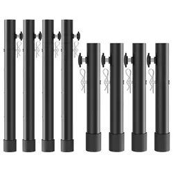 Folding Invisibility Table Legs Steel Leg Extender Laptop Coffee Sofa Support DIY Chairs Furniture Hardware 4pcs