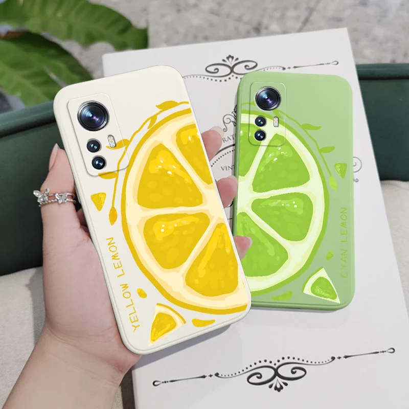 Vibrant Fresh Lemon Phone Case – Durable Protective Cover in Refreshing Style